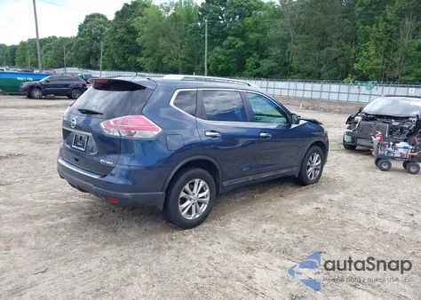 2015 Nissan Rogue Sv z USA, uszkodzony, nr VIN 5N1AT2MV9FC876128